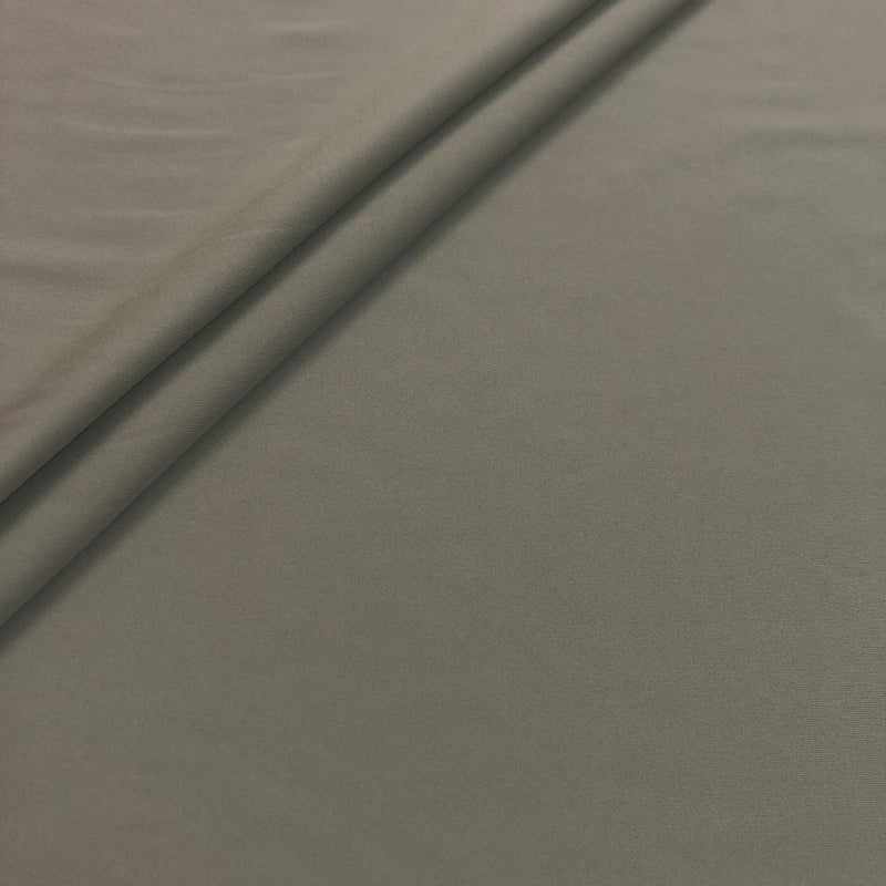 Repreve Recycled Polyester Spandex Knit Fabric - Simply Taupe