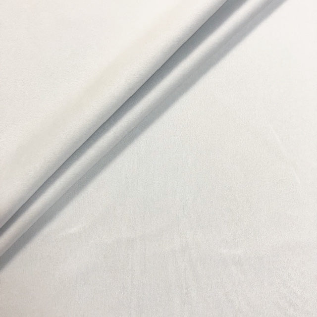 Repreve Recycled Polyester Spandex Knit Fabric - White