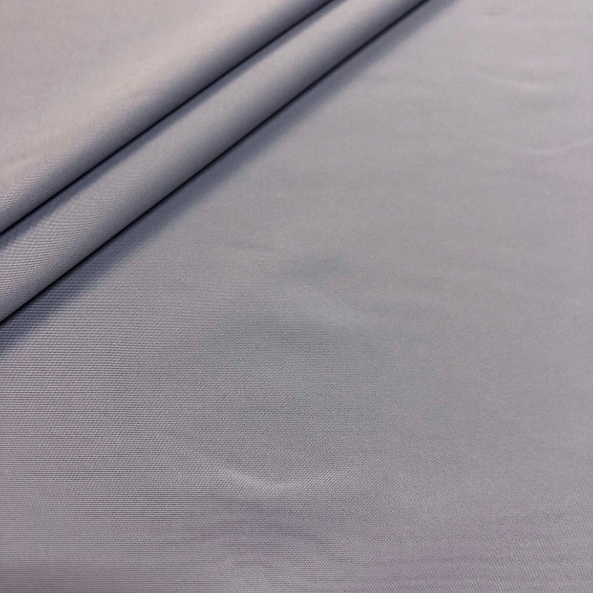 Repreve Recycled Polyester Spandex Knit Fabric Lilac Grey