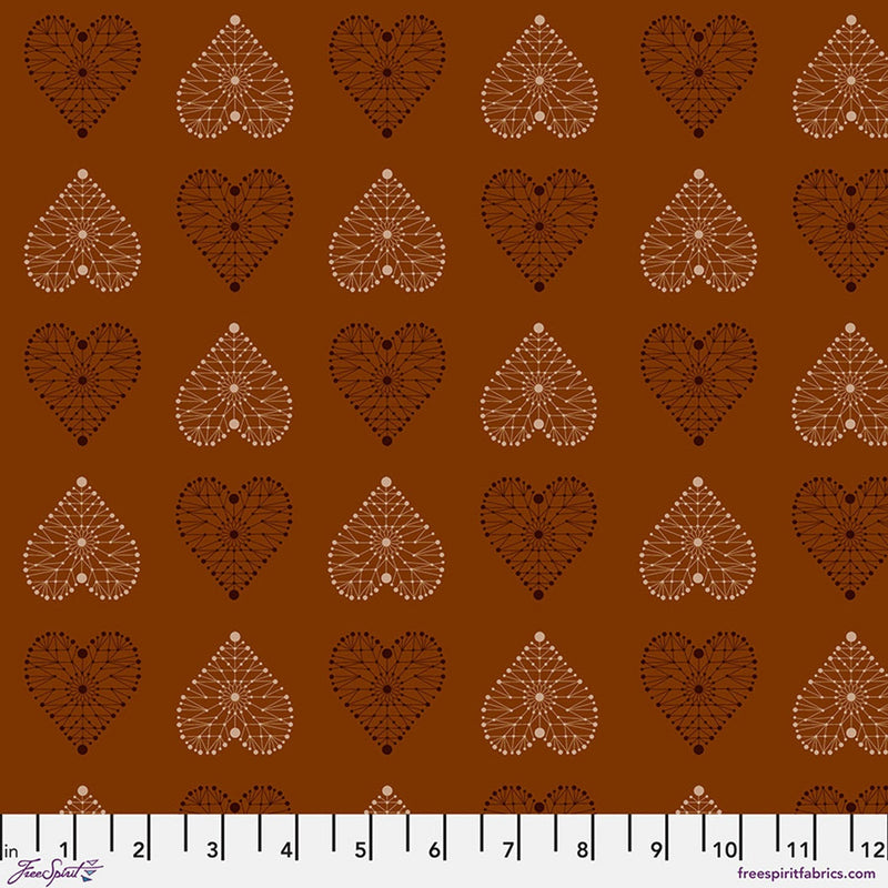 Cotton Fabric Enrapture Amour Spice 44/45"