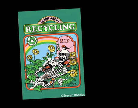 Steven Rhodes Recycling Education artwork magnet