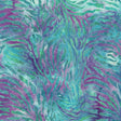 Cotton Batik Tiger Stripe Fabric Multi Teal Purple 44/45"