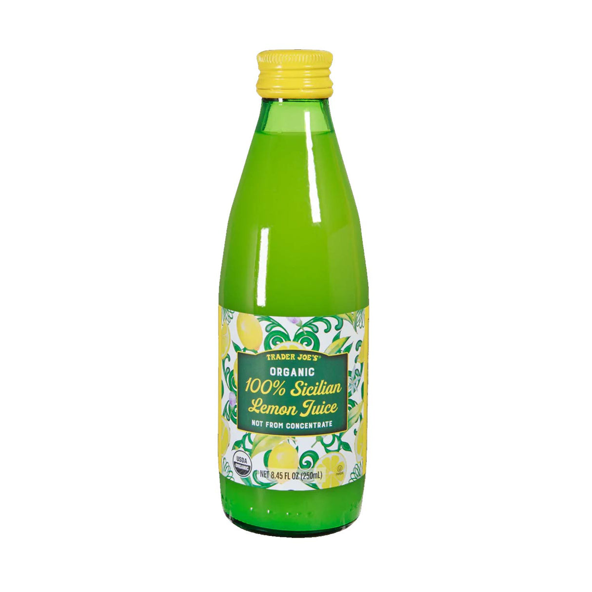 Organic 100% Sicilian Lemon Juice /8.45 Fl Oz