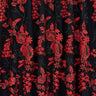 Eve Embroidered Mesh Fabric - Nude/White, Nude/Lavender, Nude/Aqua, Navy/Light Blue, Black/White, Black/Red, Black/Navy, 48/50" Width, 200 Gsm (1 Yard)