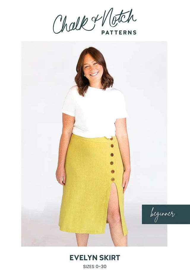 Printed Paper Sewing Pattern Evelyn Skirt
