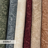 Boucle Jacquard Upholstery Fabric Everly Paisley