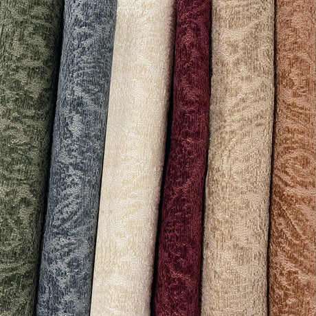 Boucle Jacquard Upholstery Fabric Everly Paisley