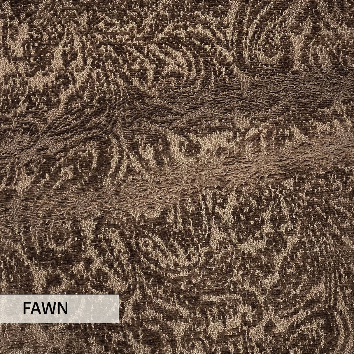 Boucle Jacquard Upholstery Fabric Everly Paisley