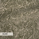 Boucle Jacquard Upholstery Fabric Everly Paisley