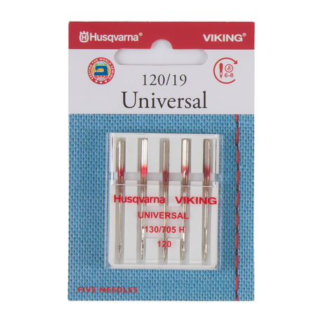 HUSQVARNA VIKING Universal Needle Size 120/19 5-Pack