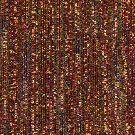 Exquisite Stretch Mesh Sequin Polyester Spandex Fabric - Embroidered Sequin Mesh, 54/55" Width, 230 GSM (1 Yard)