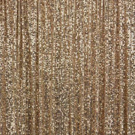 Exquisite Stretch Mesh Sequin Polyester Spandex Fabric - Embroidered Sequin Mesh, 54/55" Width, 230 GSM (1 Yard)