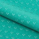 Eyelet Polyester Spandex Jacquard
