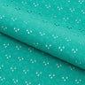 Eyelet Polyester Spandex Jacquard Fabric - Floral Pattern, 51" Width (1 Yard)