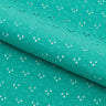 Eyelet Polyester Spandex Jacquard Fabric - Floral Pattern, 51" Width, 4-Way Stretch (1 Yard)