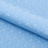 Eyelet Polyester Spandex Jacquard