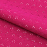 Eyelet Polyester Spandex Jacquard Fabric - Floral Pattern, 51" Width, 4-Way Stretch (1 Yard)