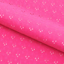 Eyelet Polyester Spandex Jacquard