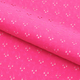 Eyelet Polyester Spandex Jacquard