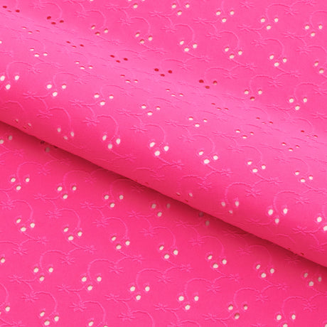 Eyelet Polyester Spandex Jacquard