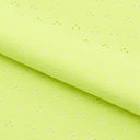 Eyelet Polyester Spandex Jacquard Fabric - Floral Pattern, 51" Width, 4-Way Stretch (1 Yard)