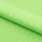 Eyelet Polyester Spandex Jacquard