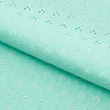 Eyelet Polyester Spandex Jacquard