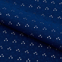 Eyelet Polyester Spandex Jacquard Fabric - Floral Pattern, 51" Width (1 Yard)