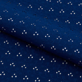 Eyelet Polyester Spandex Jacquard Fabric - Floral Pattern, 51" Width, 4-Way Stretch (1 Yard)