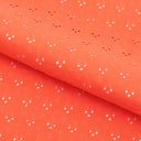 Eyelet Polyester Spandex Jacquard