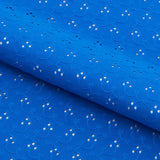 Eyelet Polyester Spandex Jacquard Fabric - Floral Pattern, 51" Width, 4-Way Stretch (1 Yard)