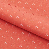 Eyelet Polyester Spandex Jacquard