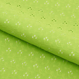 Eyelet Polyester Spandex Jacquard