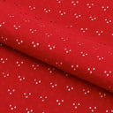 Eyelet Polyester Spandex Jacquard Fabric - Floral Pattern, 51" Width, 4-Way Stretch (1 Yard)