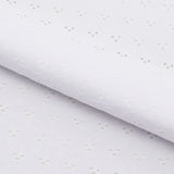 Eyelet Polyester Spandex Jacquard