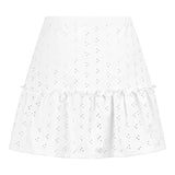 Eyelet Polyester Spandex Jacquard