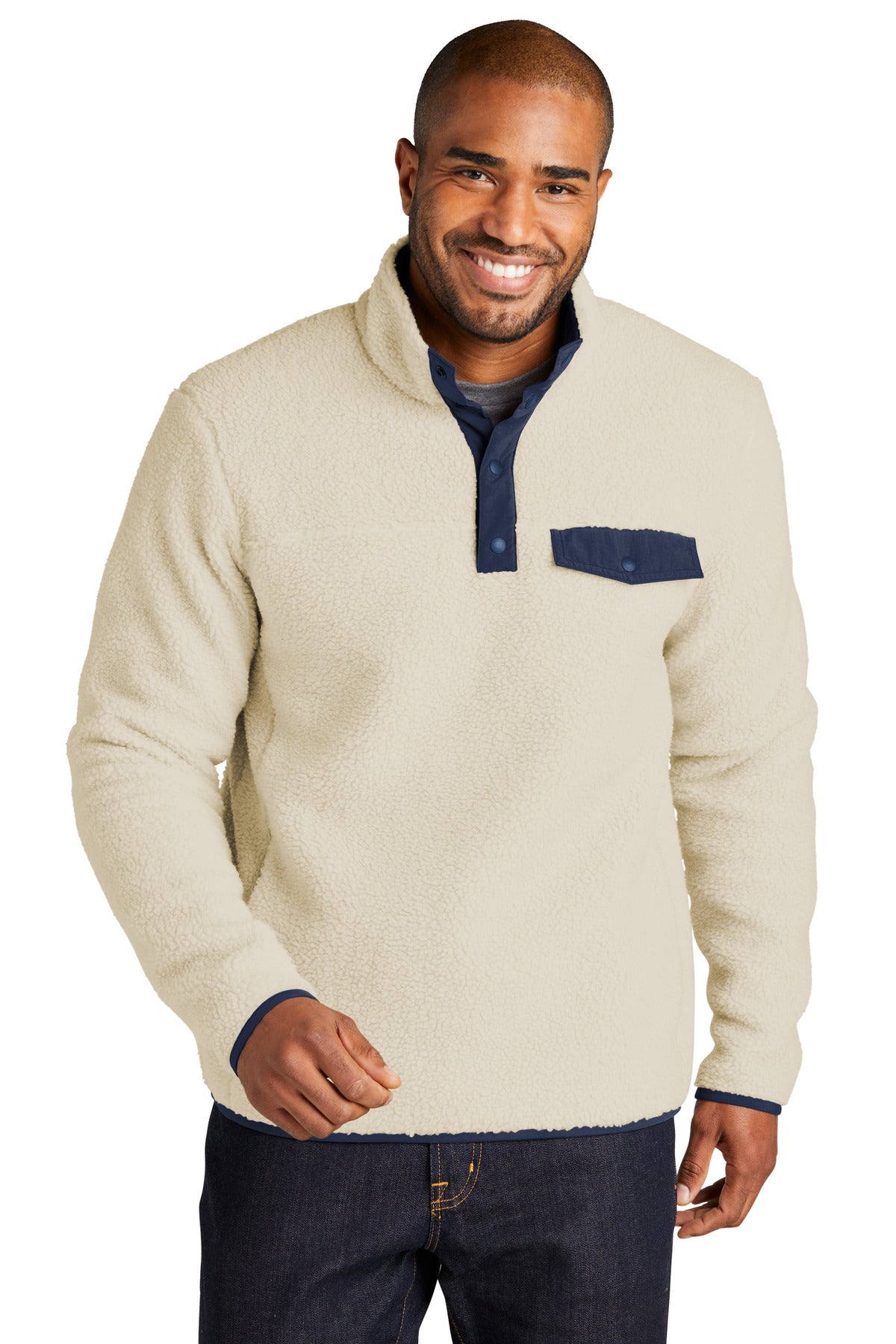 Port Authority® Camp Fleece Snap Pullover