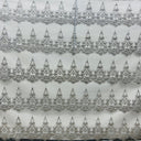 1 Yard 55" Wide Glitter Mesh Fabric Lace Elegant Polyester for Quinceanera & Formal Wear