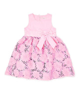 Fancy Dress Girls Fancy Dresses Fabric - Fuchsia KS, Lilac KS, White KS, 4-10 (1 Piece)
