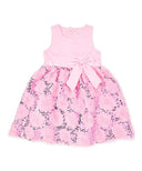 Fancy Dress Sequin Fabric - Fuchsia, Lilac, White, Girls Dress, Sizes 4-10 (1 Piece)