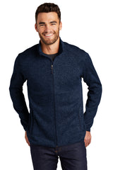 Port Authority® Sweater Fleece Jacket