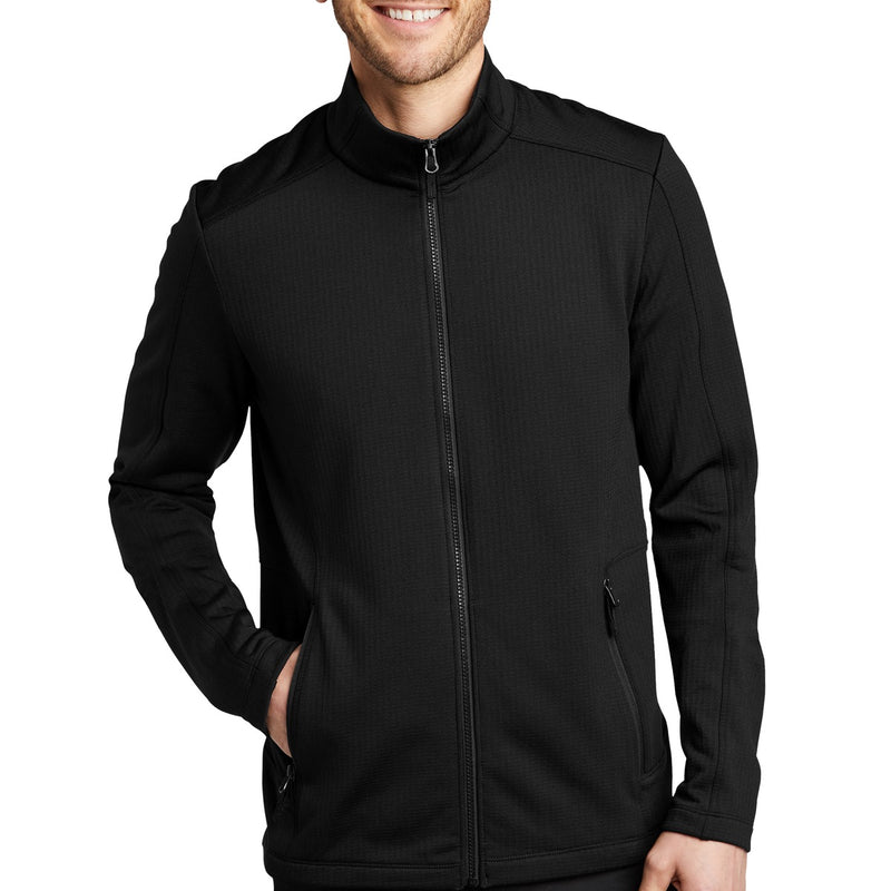 Port Authority ® Grid Fleece Jacket