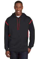 Sport-Tek® Tech Fleece Colorblock Hooded Sweatshirt