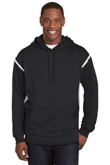 Sport-Tek® Tech Fleece Colorblock Hooded Sweatshirt