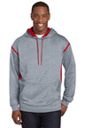 DISCONTINUED Sport-Tek® Tall Tech Fleece Colorblock Hooded Sweatshirt