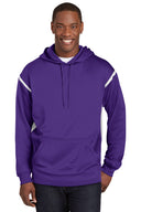 Sport-Tek® Tall Tech Fleece Colorblock Hooded Sweatshirt