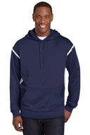 Sport-Tek® Tall Tech Fleece Colorblock Hooded Sweatshirt
