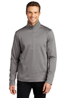 Port Authority ® Diamond Heather Fleece 1/4-Zip Pullover