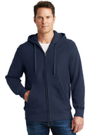 Sudadera con capucha Sport-Tek® Super pesada con cremallera completa.
