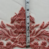 Glitter Mesh Floral Fabric
